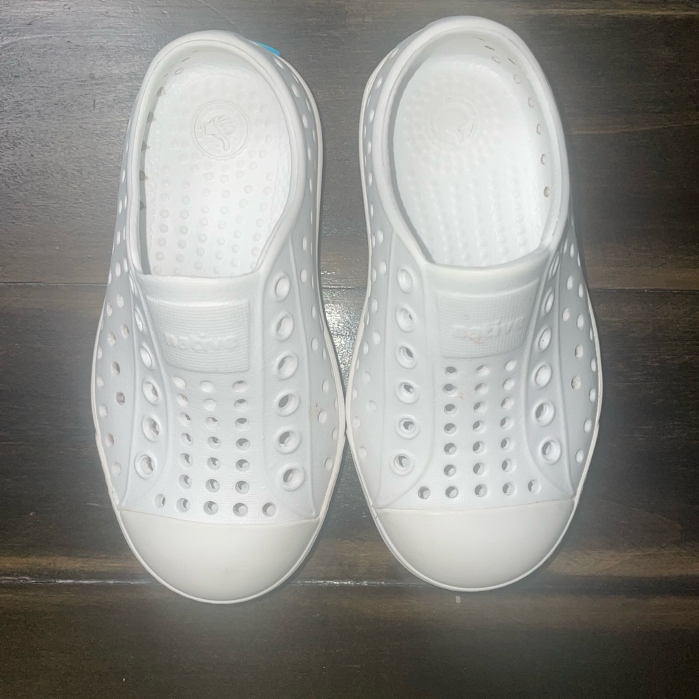 White Native Toddler Shoe
